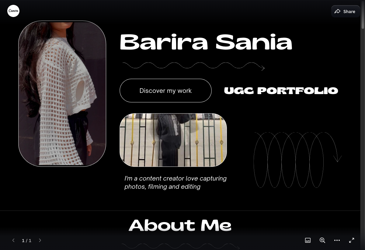 My Canva designs