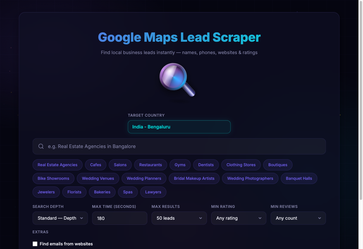 Lead finder tool