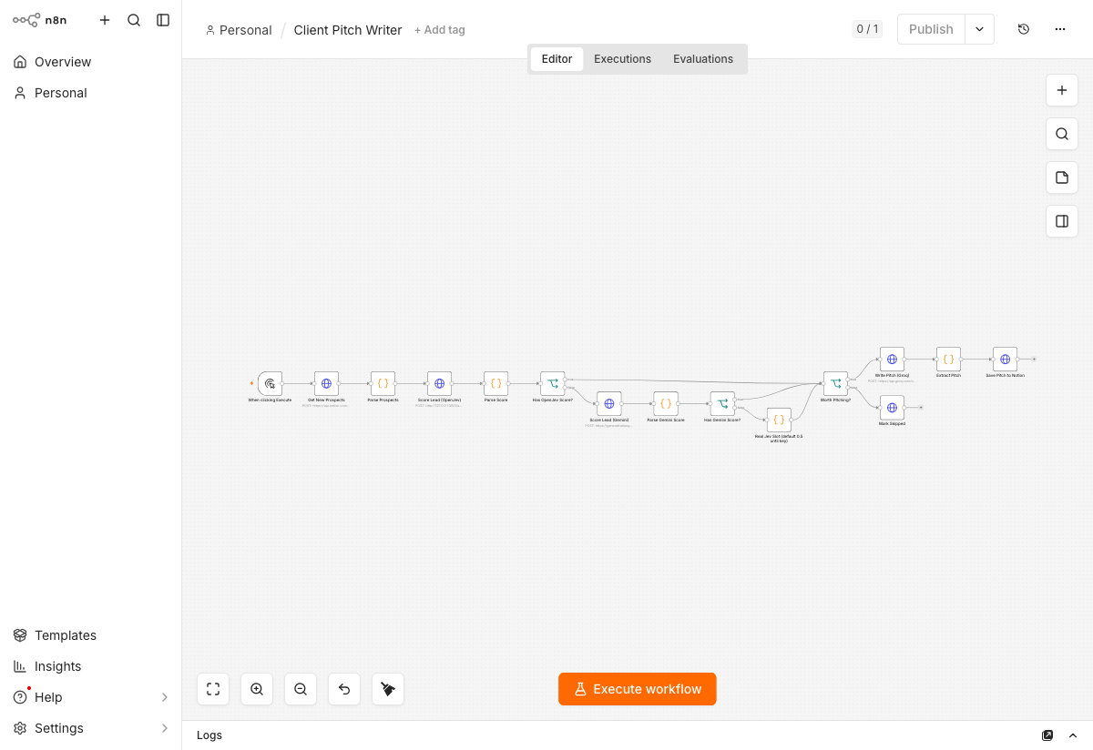 Pitch writer backend
